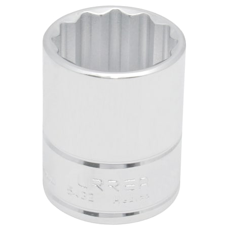 Urrea 1/2" drive 12-point short socket 1-3/16" 5438